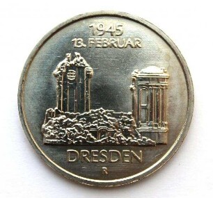 5-Mark-Stück Frauenkirche Dresden