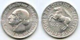 Provinz Westfalen, 50 Pfennig