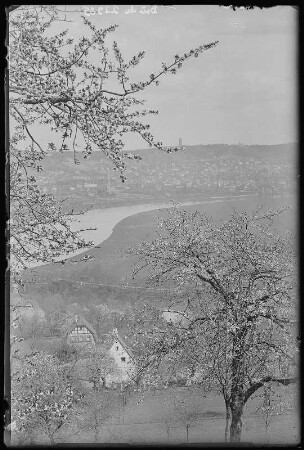 Niederwartha. Blick ins Elbtal