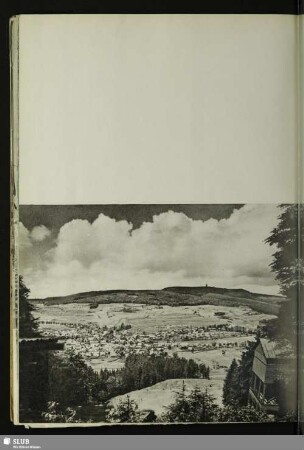 Blick auf Brotterode und den Inselsberg