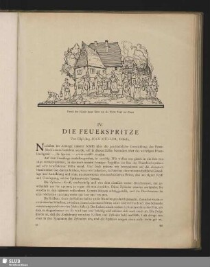 IV. Die Feuerspritze
