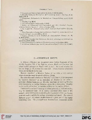 Progress of Egyptology : christian Egypt