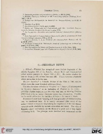 Progress of Egyptology : christian Egypt