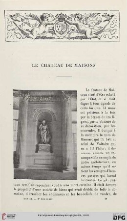 3. Pér. 33.1905: Le château de Maisons