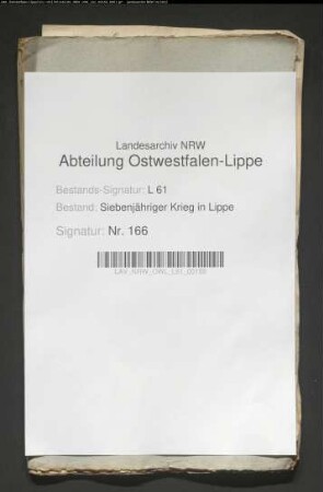 Begleichung der beim Durchmarsch der preußischen Truppen im März 1763 entstandenen Kosten