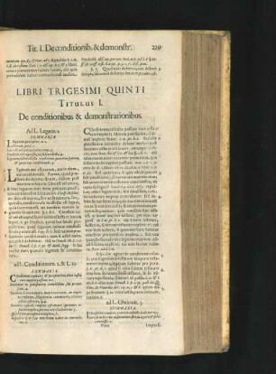 Libri Trigesimi Quinti.