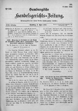No. 14. 2. April 1870