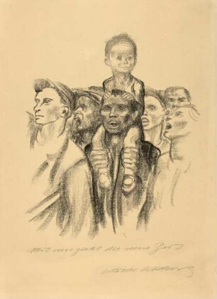 Kollwitz, Käthe: Demonstration (1. Fassung)