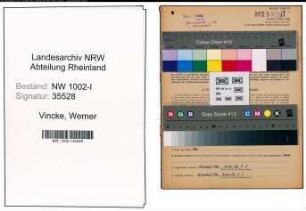 Entnazifizierung Werner Vincke, geb. 10.07.1904 (Ingenieur)