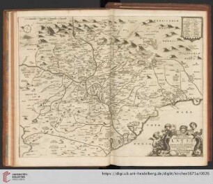 Kupfertafel: Nova & Exacta Chorographia Latii, sive Territorii Romani