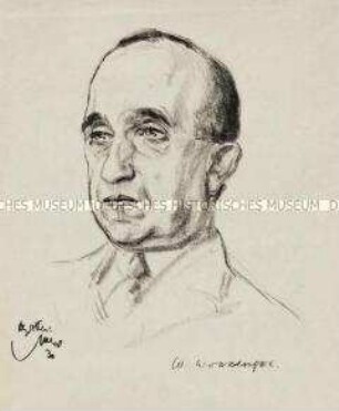 Bildnis des Kunsthistorikers Wilhelm Worringer