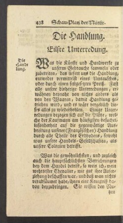 Die Handlung. Eilfte Unterredung.