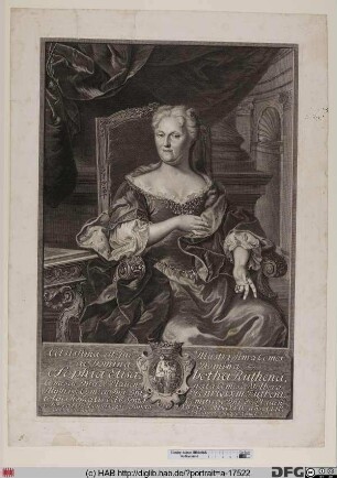 Bildnis Sophie Elisabeth, Gräfin Reuß-Untergreiz, geb. Gräfin von Stolberg-Wernigerode
