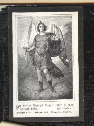 "Der heilige Erzengel Michael" (kleines Andachtsbild)