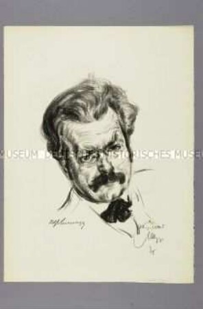 Bildnis des Schriftstellers Erwin Guido Kolbenheyer