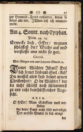 Am 4. Sonnt. nach Epiphan.