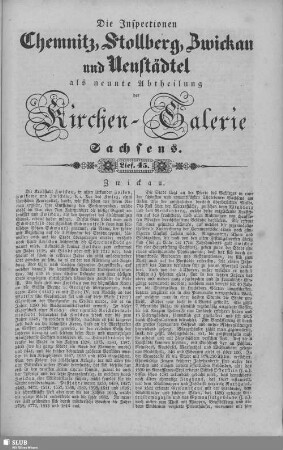 Zwickau : 45. Lieferung
