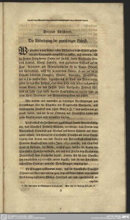 Dritter Abschnitt. Die Widerlegung der gegenseitigen Schrift