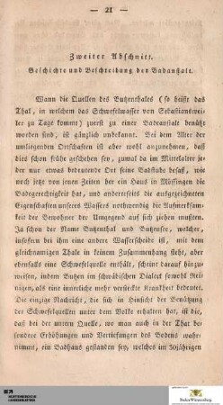 Zweiter Abschnitt