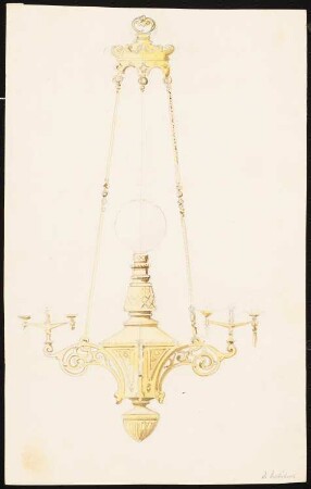 Lampe: Ansicht einer Hängelampe