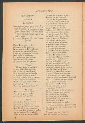 Acto segundo - El matrero
