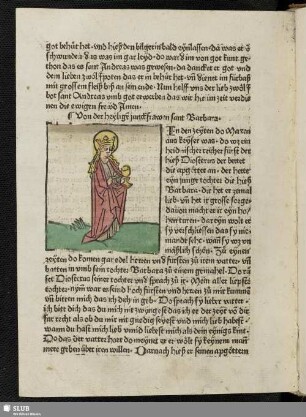 Von der heyligen junckfrawen sant Barbara