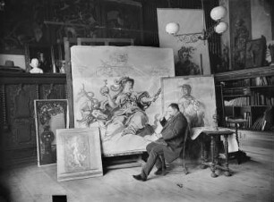 Künstleratelier Rudolf von Seitz (1842-1910), Kunstgewerbler