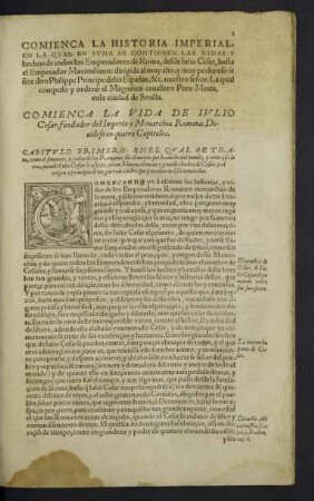 Comienca la historia imperial