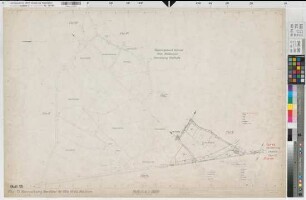 Liesborn (Wadersloh), Flurbereinigung Liesborn, Bl.55 Zuteilungskarte Benteler Flur 13