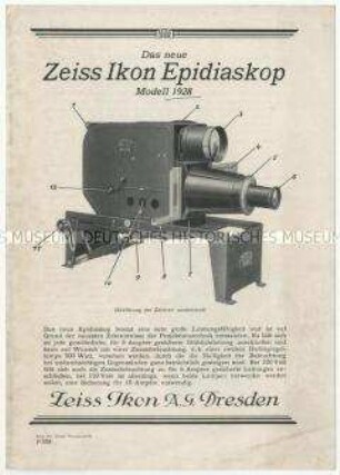 Epidiaskop Modell 1928