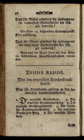 Drittes Kapitel. Von den venerischen Knochenkrankheiten