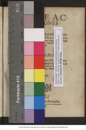 Votivae Acclamationes aliae In Honorem ... Dn. Johannis Hoefelii Uffenheimensis, cum ipsi summi in utroq[ue] Iure gradus Doctoratus insignia & privilegia ... in celeberrima Ienensium Academia conferebantur a Rectore ... D. Arumaeo ... 5. non. Martii Anno MDCXXIIX.