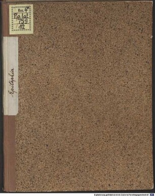 V. Cl. Georgio Fabricio Chemnicensi P. L. Epitaphia