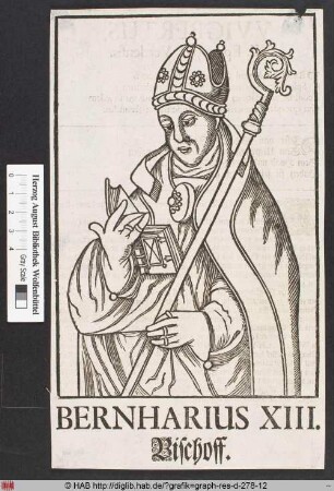 Bernharius XIII. Bischoff.