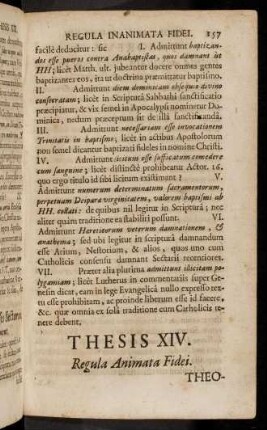 157-165, Thesis XIV