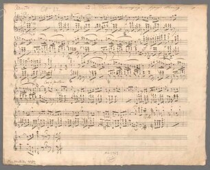 The Gypsy's warning, pf, Excerpts, Arr - BSB Mus.Schott.Ha 4989 : [heading:] Pas de Deux. Clavierauszug. Gipsy's Warning
