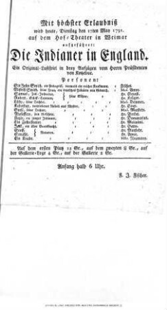 Die Indianer in England