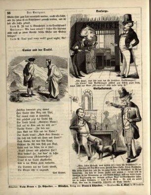 "Cuvier und der Teufel" "Vorsorge" "Enthusiasmus"