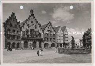 Frankfurt am Main, Alt Limpurg, Römer, Löwenstein, Frauenstein, Salzhaus und Gerechtigkeitsbrunnen