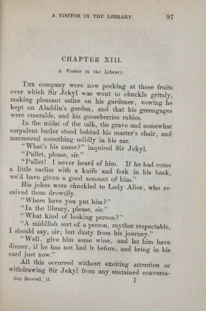 Chapter XIII. A visitor in the library