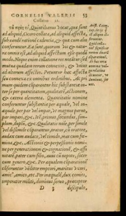 Collatio 21. - Tabula secunda definitionis & divisionis. De definitione nominis. 30.
