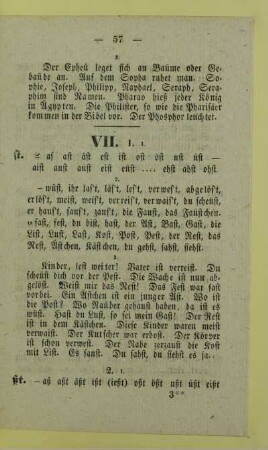 VII. [Die unentbehrlichsten zusammengesetzten Mitlaute]