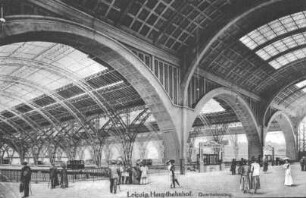 Leipzig: Hauptbahnhof, Querbahnsteig