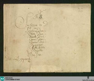 Symphonies - Don Mus.Ms. 2093 : D; RicG D2