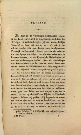 Geschiedenis des vaderlands, 8. Van het twaalfjarig bestand tot de vrede van Munster