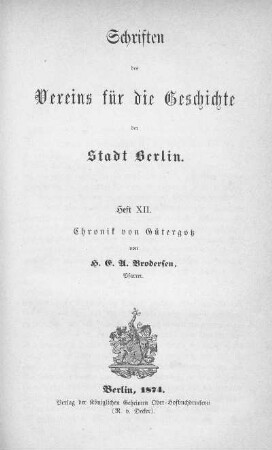 Chronik von Gütergotz