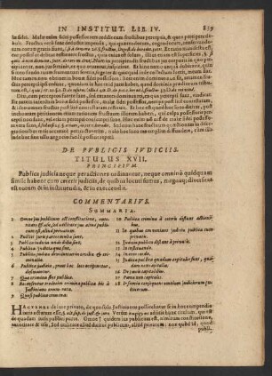 De Publicis Iudiciis. Titulus XVII.