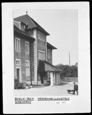 Bucher Nervenanstalt, Waschhaus