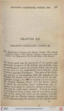 Chapter XII: Religious Ceremonies, Creeds, etc.