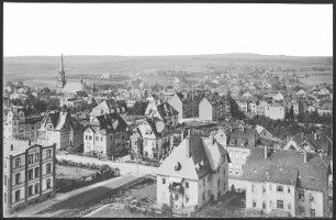 Burgstädt. Blick auf Burgstädt